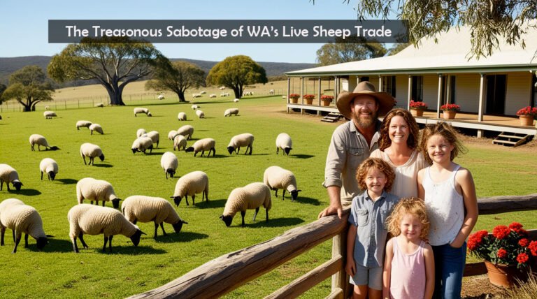 The Treasonous Sabotage of WA’s Live Sheep Export Trade.