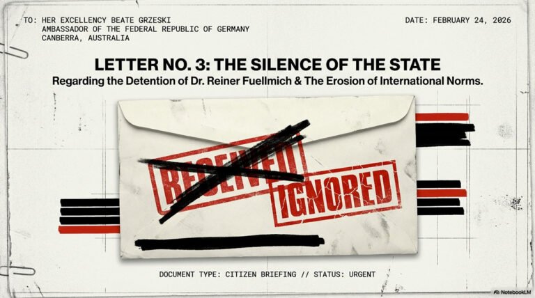 Third Letter to the German Ambassador to Australia